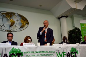 Assemblyman Guillermo providing opening remarks during the start of the panel.